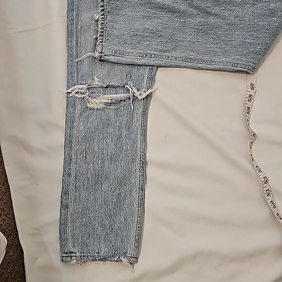 AGOLDE DISTRESSED JEANS SIZE 24 - Picture 2 of 12